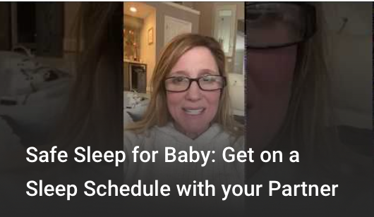 take turns doing overnight newborn care to maximize sleep
