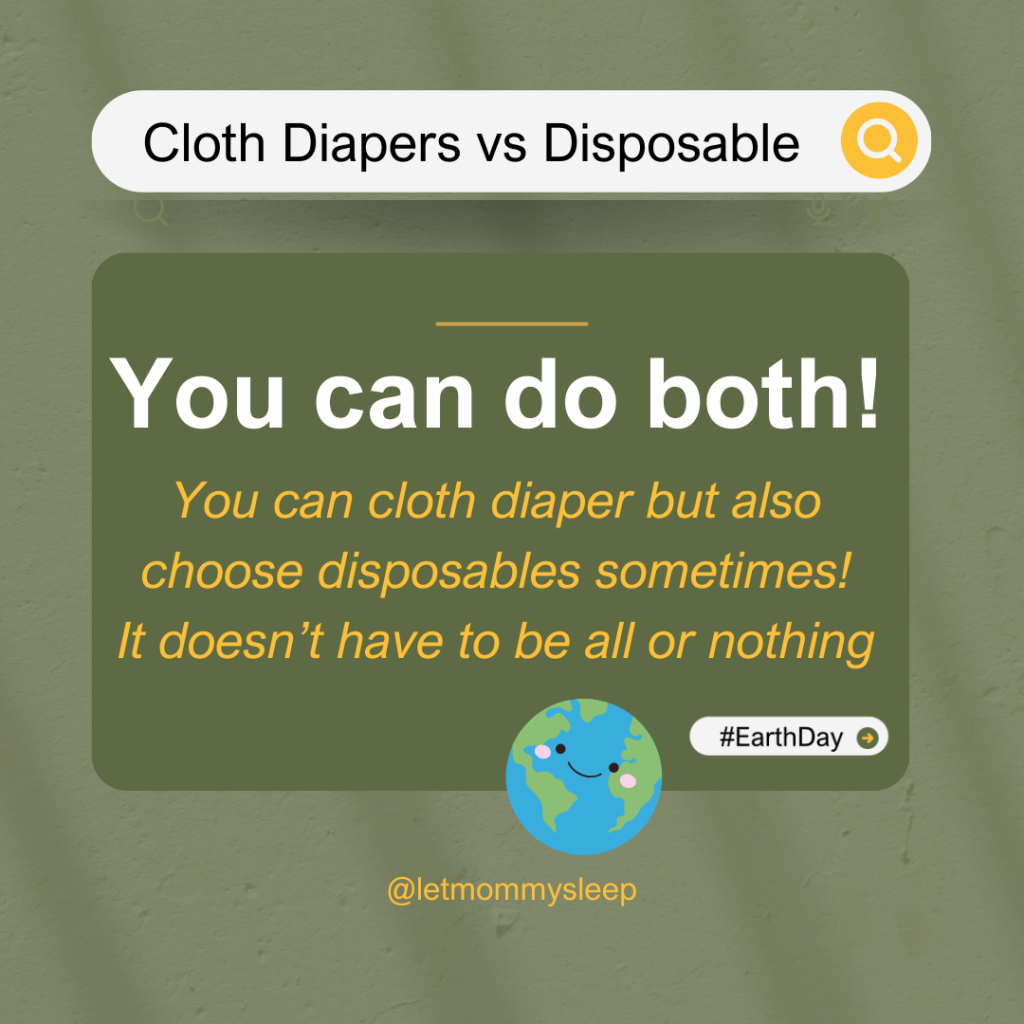 postpartum doulas know you can cloth diaper and use disposables!