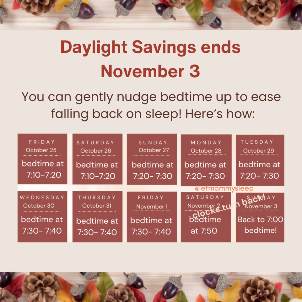 Daylight Saving Sleep Tips for Babies 2024