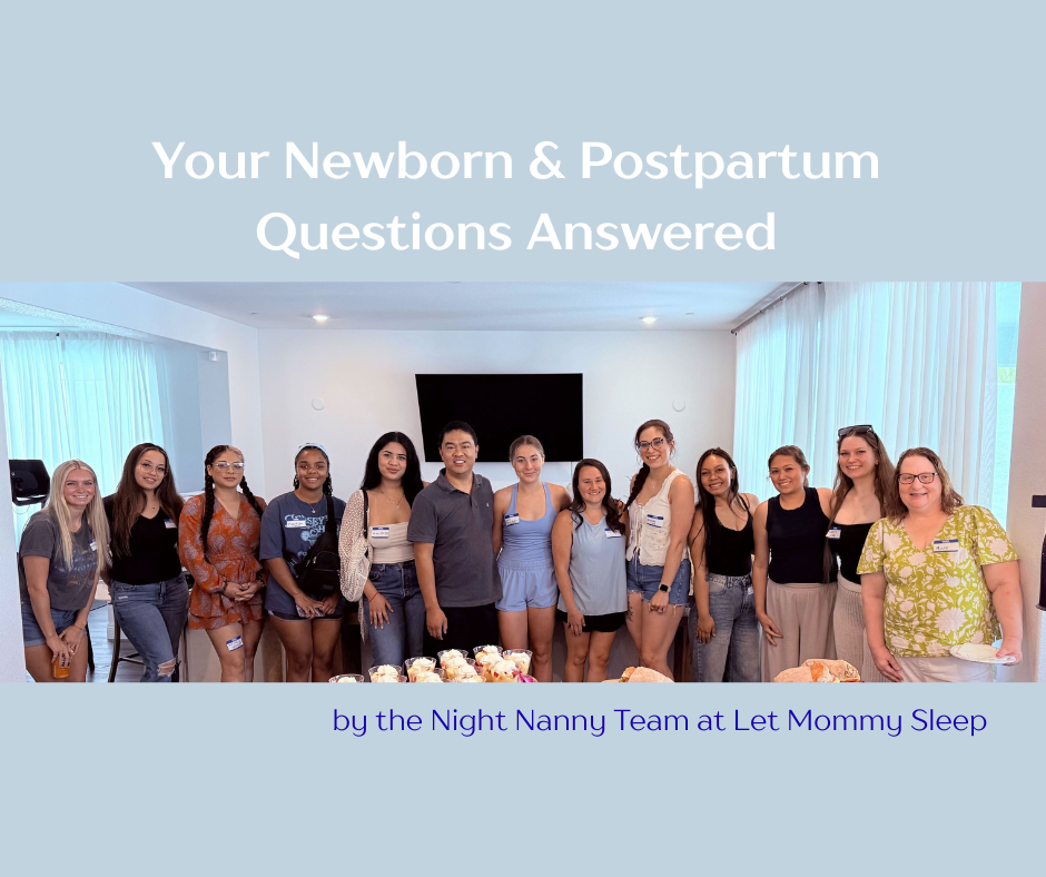 Your Newborn & Postpartum
Questions Answered: Expert Advice from Let Mommy Sleep