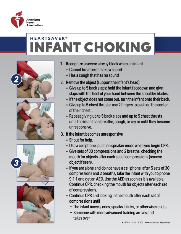 Choking First Aid for Infants
