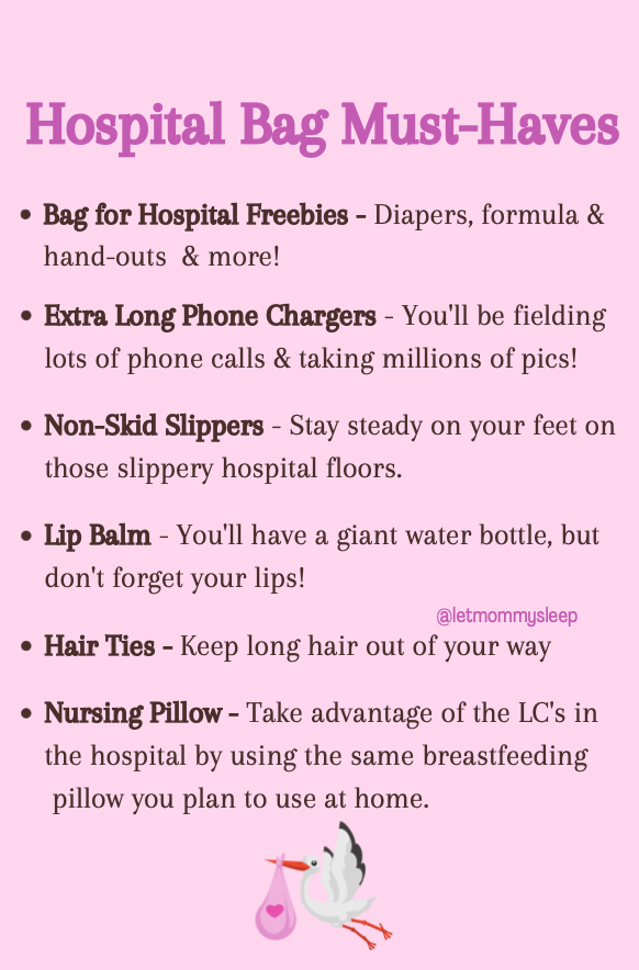 Hospital Bag Checklist: Our Nurses Favorites