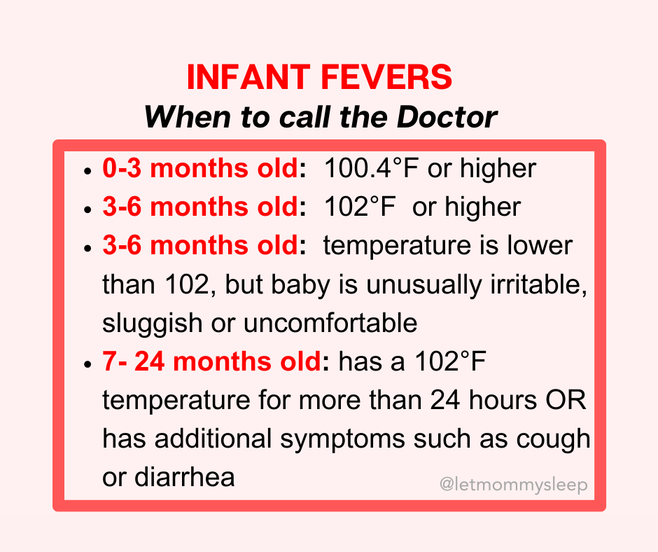 Infant Fevers When to Call the Doctor