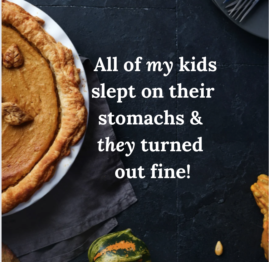 safe sleep for babies is on their backs