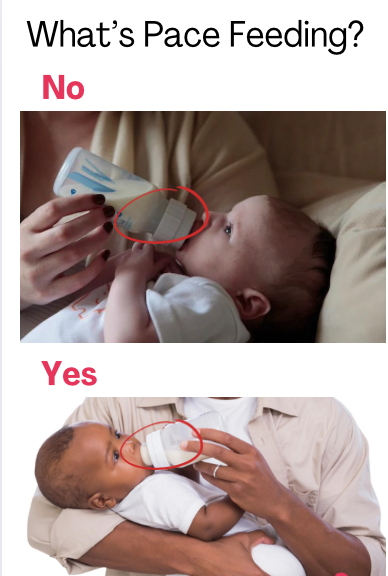 pace feeding newborn