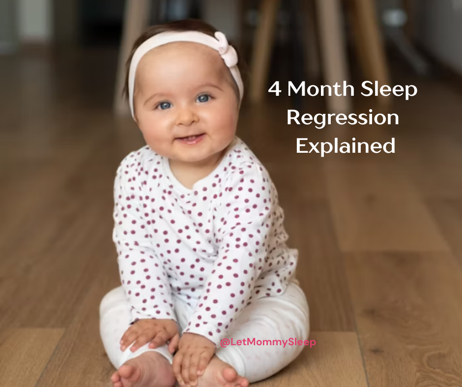 A smiling baby sitting up