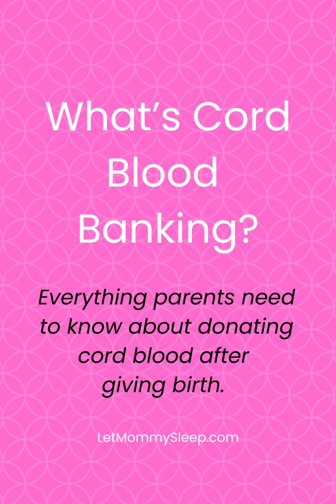 What's Cord Blood Banking? Public health experts explain
