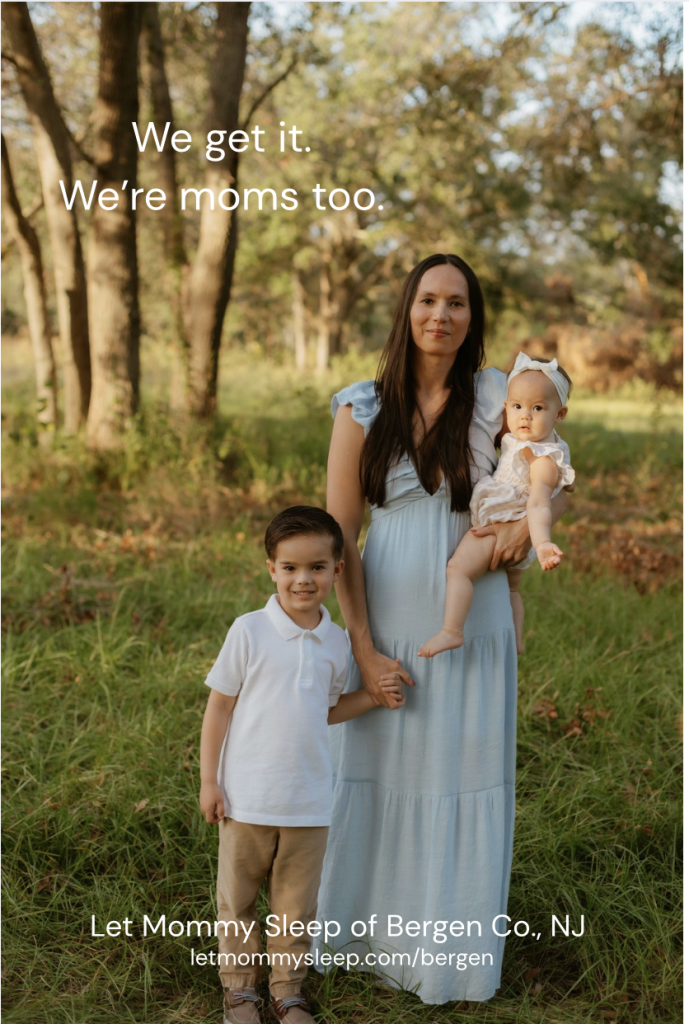Amanda, RN of Let Mommy Sleep Bergen and her 2 children
