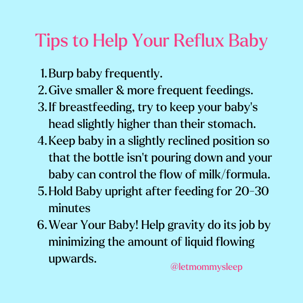 Tips to Help Your Reflux Baby